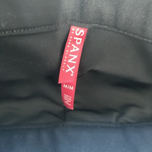 SPANX 20252R The Perfect Pant in Black Knit Ponte Hi-Rise Flare, Women's Medium - Picture 3 of 11